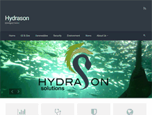 Tablet Screenshot of hydrason.com